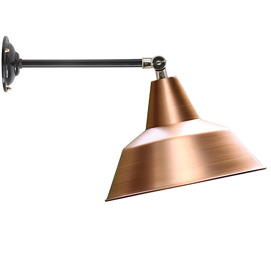 Bielefeld II Pipe pendant light in Bauhaus style: Die passende Gelenk-Wandleuchte